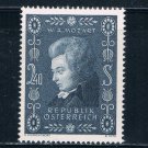 Austria 609 MNH Mozart 1956 CV 7.00 (A0244)+