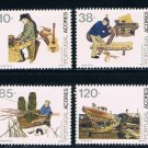 Azores 406-409 MNH set Professions 1992 CV 3.20 (A0289)+ Azores 406-409 MNH set Professions 1992 CV 3.20 (A0289)+