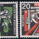 Germany B356-59 Used set Miners 1957 CV 21.00 (GI0679P199)+