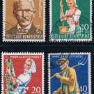 Germany B362-65 Used set Welfare Organizations 1958 CV 8.60 (GI0660P194)+