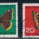 Germany B80-83 Used set Butterflies CV 4.20 (GI0608P173)+