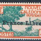 New Caledonia 220 MNH Bay of Paletuviers overprint 1941 CV 13.50 (N0589)+