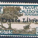 New Caledonia 221 MNH Bay of Paletuviers overprint 1941 CV 13.50 (N0590)+