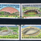 Saint Thomas and Prince Is 572a-d MNH set Olympic Venues CV 9.00 (GI0441)+