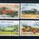 Saint Thomas and Prince Is 711ab-12ab Used Antique Autos (GI0358)+ Saint Thomas and Prince Is 711ab-12ab Used Antique Autos (GI0358)+