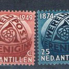 Antilles 206-07 Unused set Post Horns 1949 (A0545)