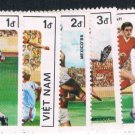 Vietnam 1606-12 Set Used Soccer (V0026)