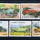 Saint Thomas and Prince Is 710b;711ab-12ab Used Antique Autos (GI0357)