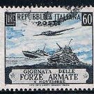 Italy 615 Used Boat plane and tank 1952 CV 7.00 (MV0274)