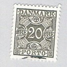 Denmark J18 Used Numeral 20 1930 CV 5.00 (BP74726)
