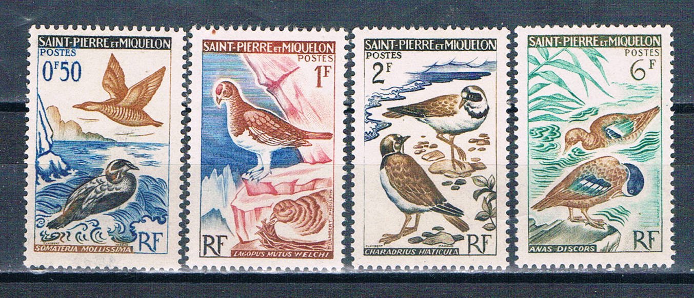 St Pierre & Miquelon 362-65 Unused set Sea Birds 1963 CV 7.60 (S1192)