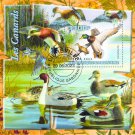 Gabon 2022 CTO Sheet  Duscks birds wild life 1 value (TS0023)