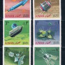 Ajman Minkus 220-29 Unused set Space vehicles  CV 8.35 (HV0252)+