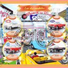 Madagascar 2022 Sheet  Antique Cars Chevy Chrysler Thunderbird 4 values (TS0087)