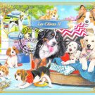 Madagascar 2022 Sheet  Dogs breeds 1 value (TS0108)
