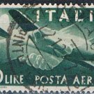 Italy C113 Used Plane clasped hands 1945 CV 20.00 (I0836)