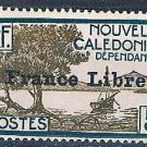 New Caledonia 221 Unused Bay of Paletuviers overprint 1941 CV 13.50 (N0590)+