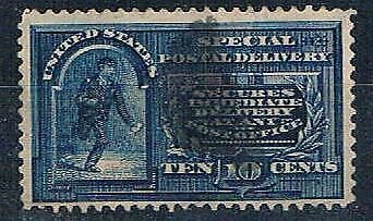 US E5 Used Special Delivery 10c 6 1895 CV 12.50 (U0396)