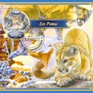 Madagascar 2022 Sheet  Mountain Lion Puma 1 value (TS0102)