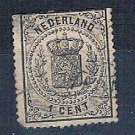 Netherlands 18 Used Coat of Arms 1869 CV 70.00 (HV0060)