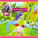 Madagascar 2022 Sheet  Parrots birds 1 value (TS0095)