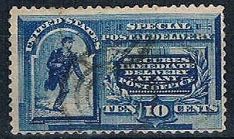 US E2 Used Special Delivery 10c 1888 CV 45.00 1 (U0387)