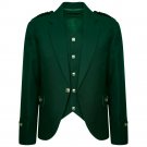 New Men's Scottish Wool Argyle Jacket And 5 Button Vest
