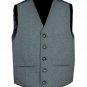100% WOOL Argyle kilt Jacket & Waistcoat/Vest, Scottish Argyle Jacket Light Grey