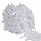 FLOAT DECORATION Tissue Festooning WHITE  COLOR  4 ROLLS OF 25 FT EACH 100 ftF