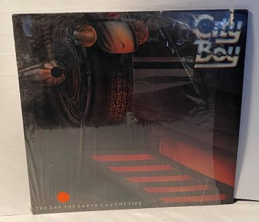 City Boy Lp The Day the Earth Caught Fire SD 19249