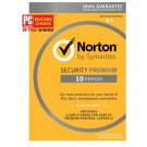 Norton Security Premium 10 PCs 90 days Not Activated Digital Delivery
