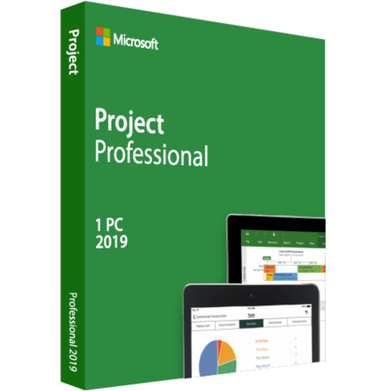 Microsoft Project Professional 2019 KEY Digital Delivery