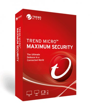 Trend Micro Maximum Security 2020 5 Device 1 Year Digital Delivery