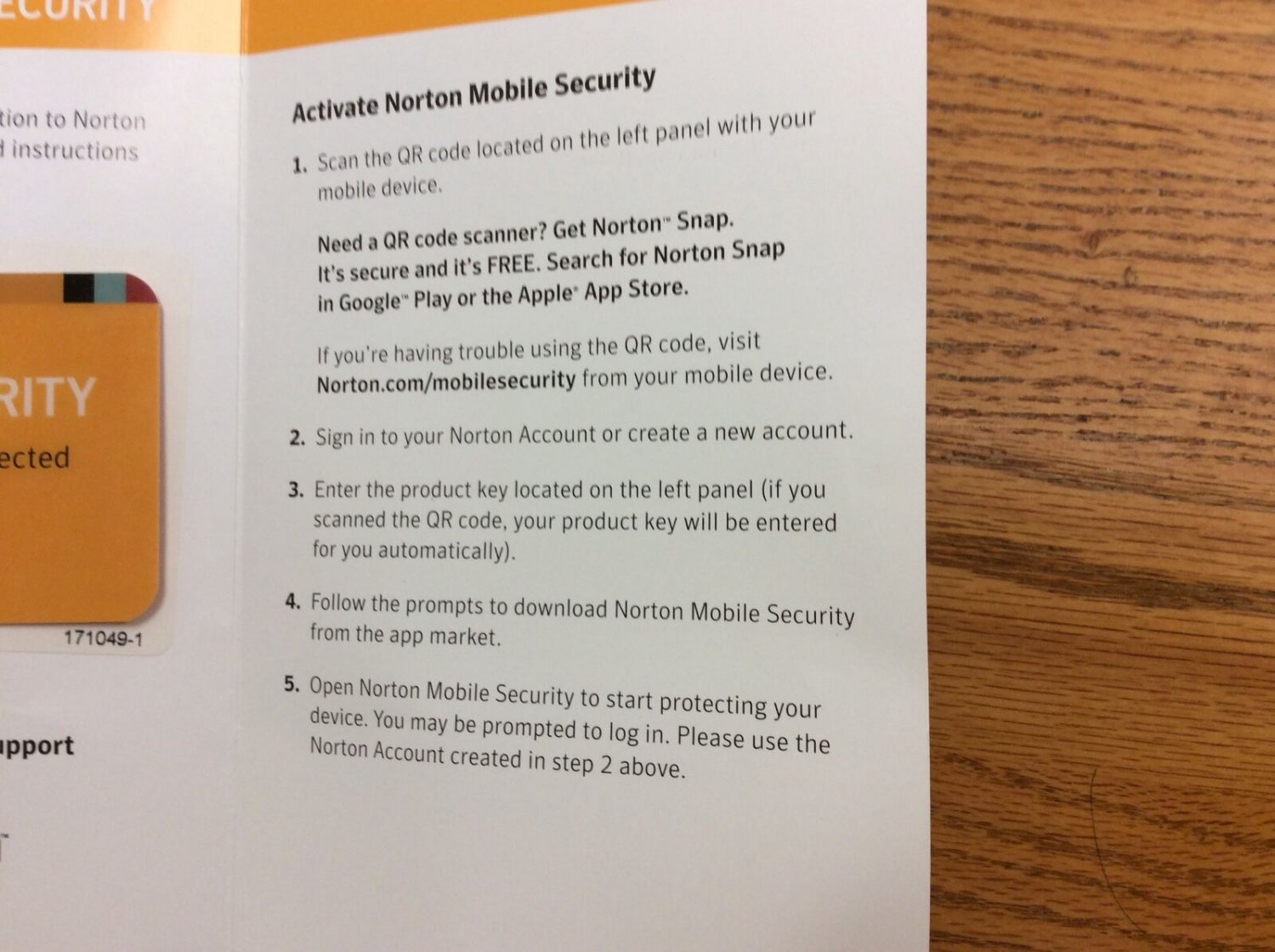 NORTON MOBILE SECURITY FOR IOS AND ANDROID FOR MULTIPLE DEVICES 1 YR