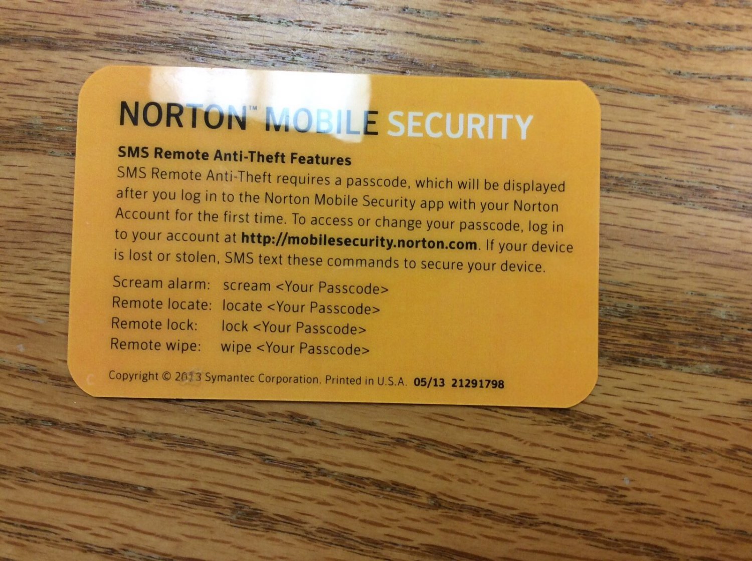 NORTON MOBILE SECURITY FOR IOS AND ANDROID FOR MULTIPLE DEVICES 1 YR
