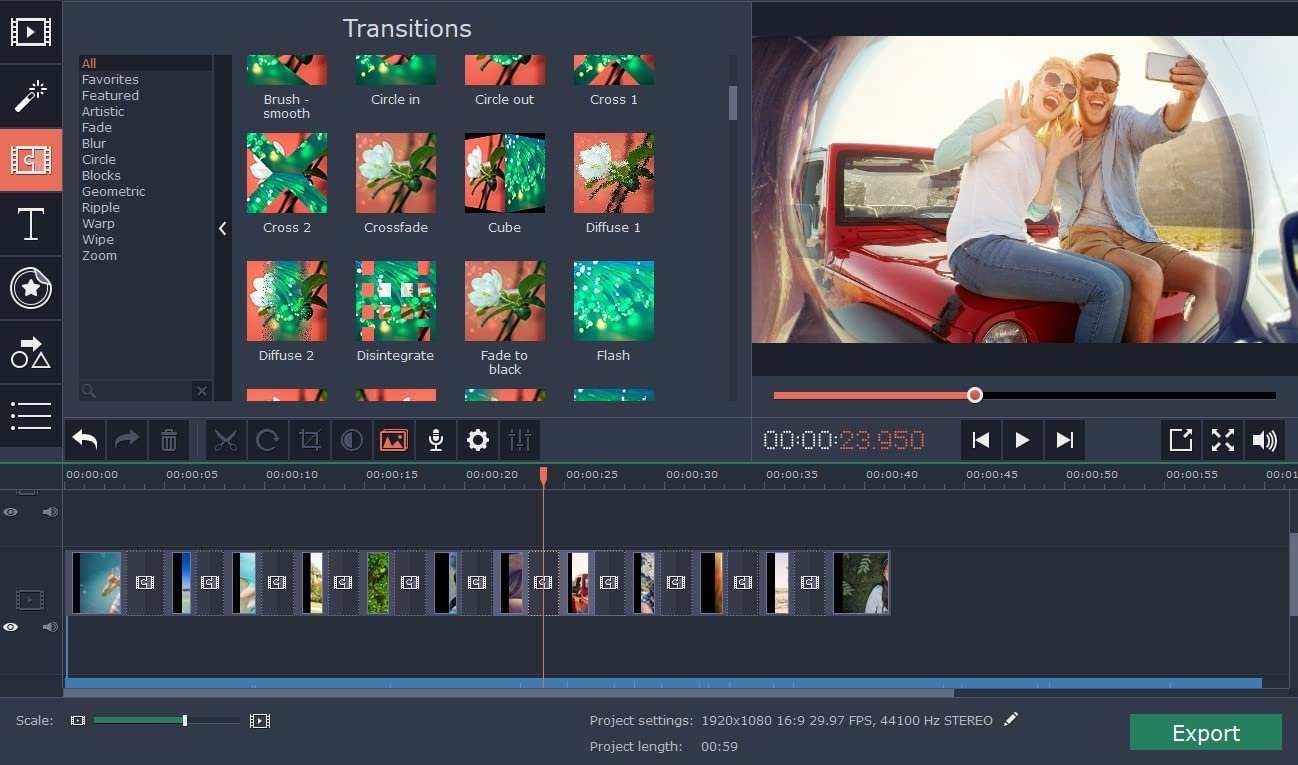 movavi video editor 14 works for