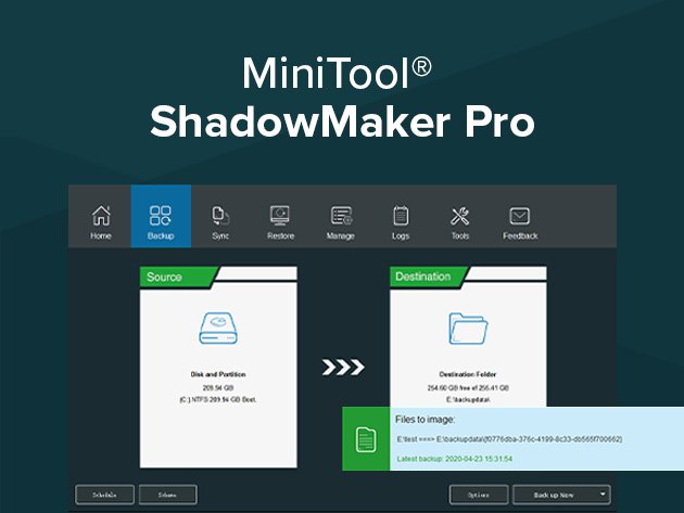 MiniTool ShadowMaker 4.2.0 download the new for mac