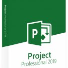 Microsoft Project Professional 2019 KEY Digital Delivery