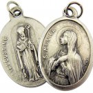 Saint Monica St Augustine Medal Double Sided 1 Inch Italian Pendant