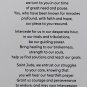 St. Jude One Decade Rosary Catholic Chaplet Desperate Needs Prayer Card