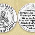 St Gerard Pocket Token Patron of Fertility Birth Pregnancy Prayer Coin