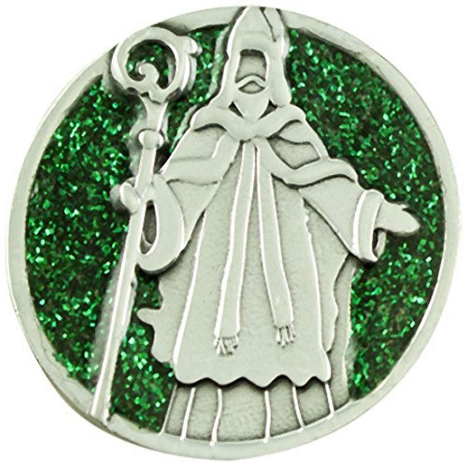 St Patrick Irish Blessing Pocket Coin Enameled Prayer Token