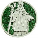 St Patrick Irish Blessing Pocket Coin Enameled Prayer Token