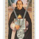 St. Thomas Aquinas Patron Saint Catholic Medal 24" Endless Chain w Prayer Card