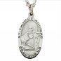 St. Thomas Aquinas Patron Saint Catholic Medal 24" Endless Chain w Prayer Card