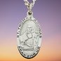 St. Thomas Aquinas Patron Saint Catholic Medal 24" Endless Chain w Prayer Card