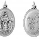 Mary Untier of Knots Pray For Us 1 Inch Italian Oval Medal