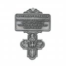 Four 4 Way Cross Auto Visor Clip Motorist Prayer Catholic Car Protection