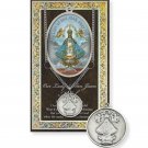 Our Lady of San Juan Del Valle Pendant Necklace w Prayer Pamphlet Virgin Mary