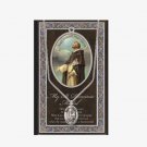 St. Dominic Patron Catholic Saint Medal 24" Necklace w Prayer Pamphlet